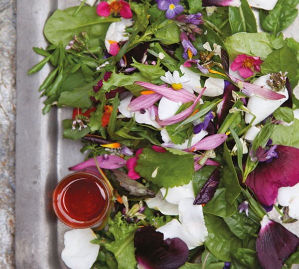 Flower power salad
