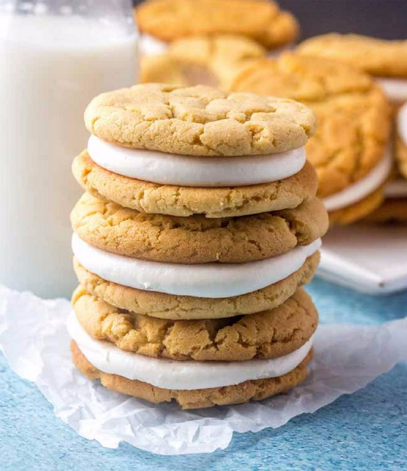 Fluffernutter cookies