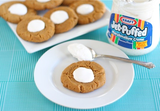 Fluffernutter cookies