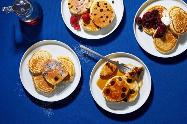 Fluffy buttermilk pancakes