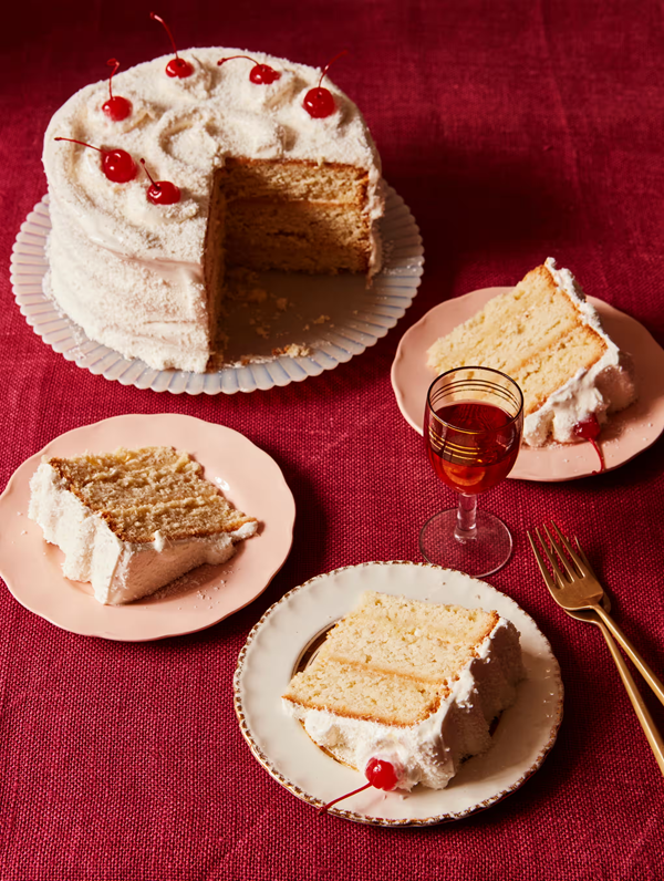 Fluffy coconut cake
