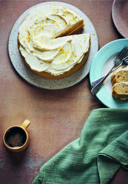 Fluffy lemon sponge cake