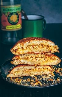 Fluffy peanut pancake