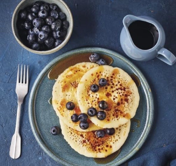 Fluffy rice flour pancakes
