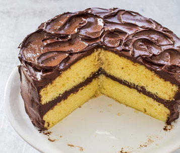 Fluffy yellow layer cake