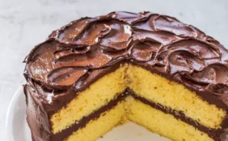 Fluffy yellow layer cake