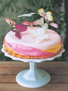 Fluttering butterflies [cake]