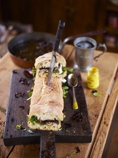 Flying steak sandwich [Jamie Oliver]