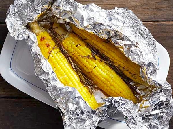 Foil-packet corn