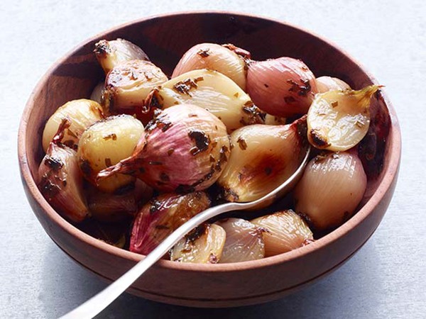 Foil-packet shallots