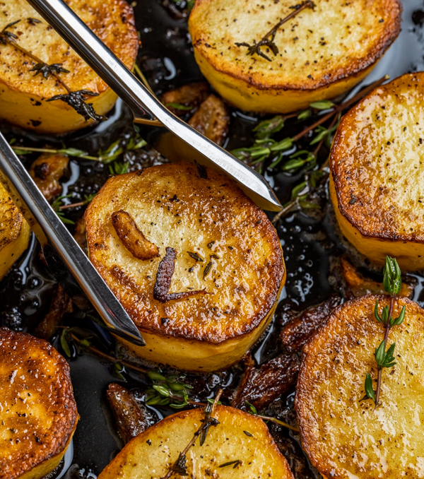 Fondant potatoes