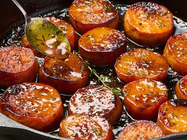 Fondant sweet potatoes