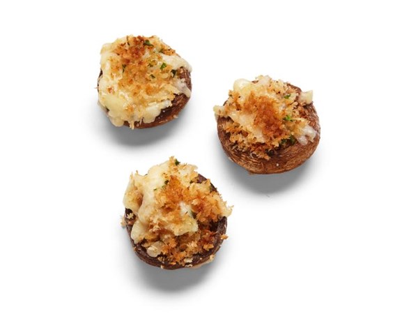 Fondue stuffed mushrooms 