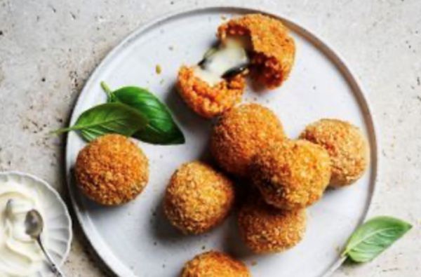 Fontina and tomato arancini