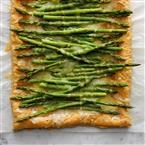 Fontina asparagus tart 