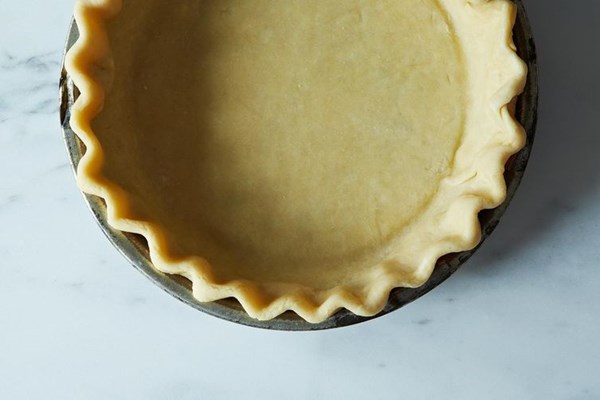 Foolproof pie dough for a double-crust pie