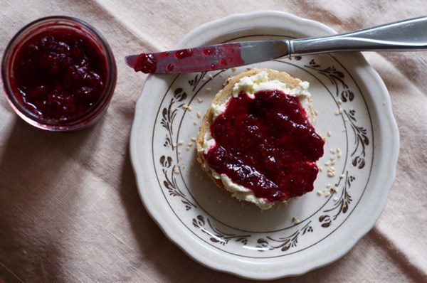 Foraged berry jam
