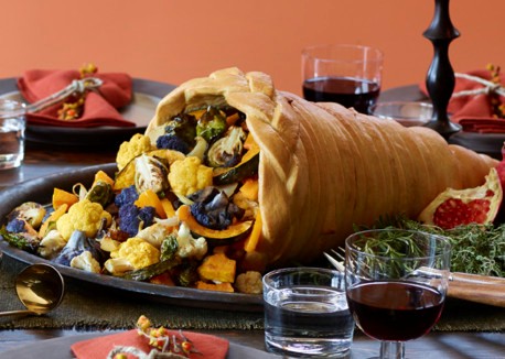 Fork-and-knife roasted vegetables