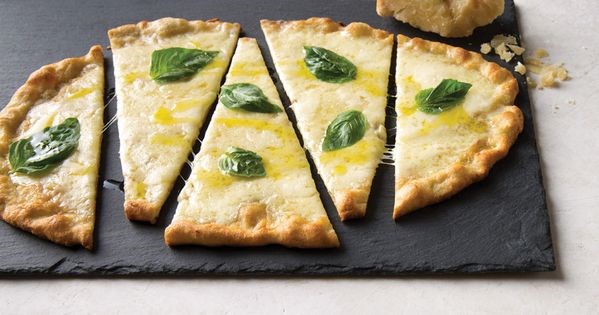 Four cheese al taglio [pizza]