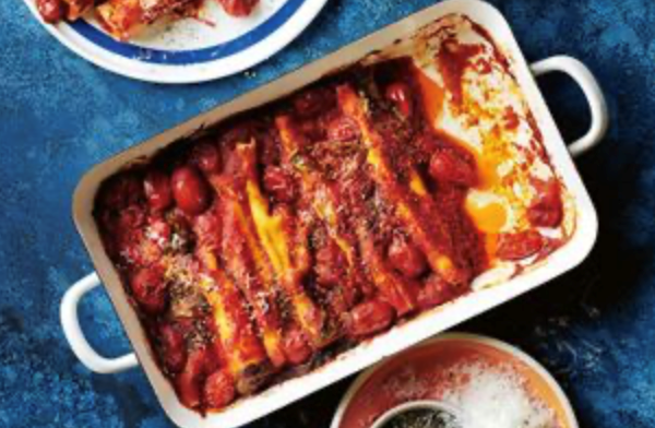 Four-cheese cannelloni