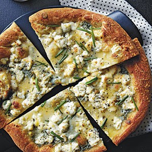 Four cheese pizza
