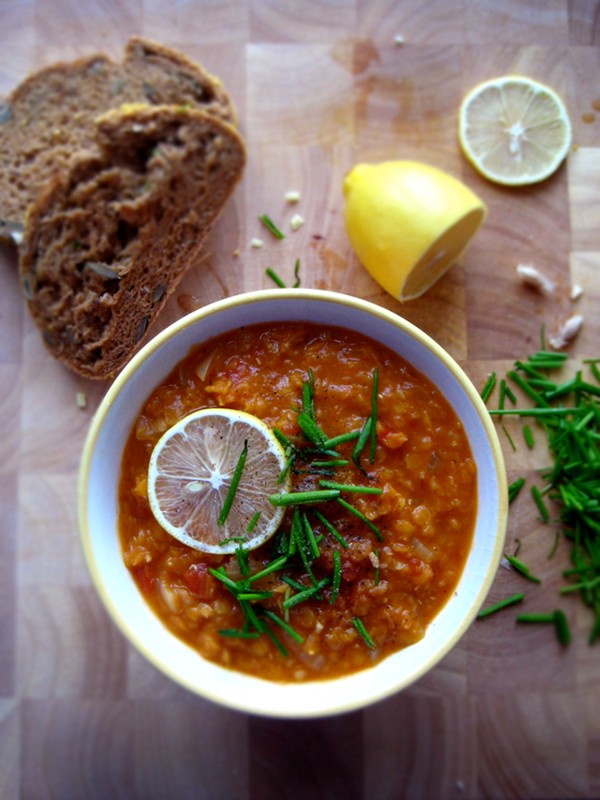 Four corners lentil soup