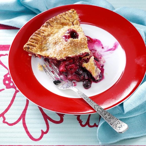 Four-fruit pie