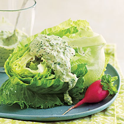 Four-herb green goddess dressing