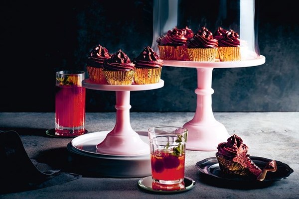 Four-ingredient chocolate cupcakes