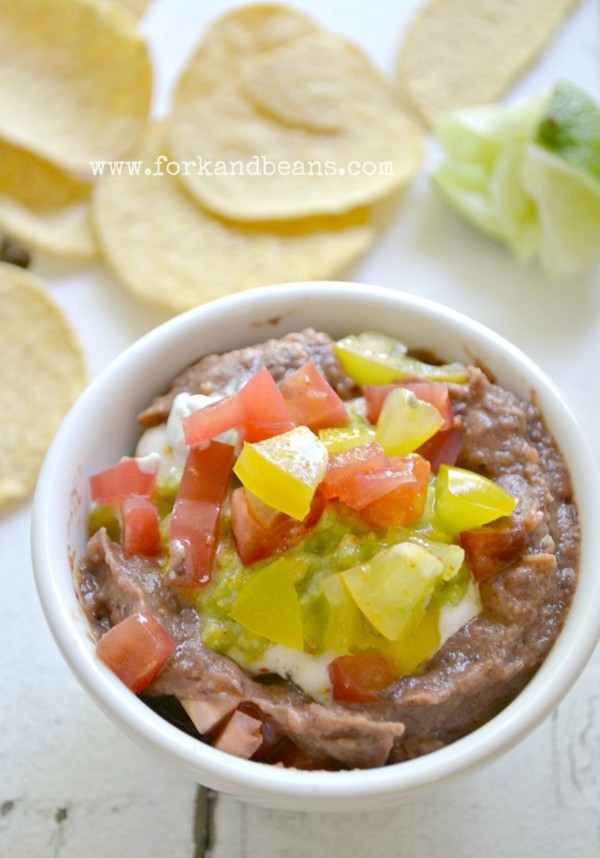 Four-layer bean dip