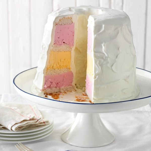 Fourth of July ice cream cake