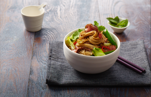Fragrant soba noodle beef stir-fry