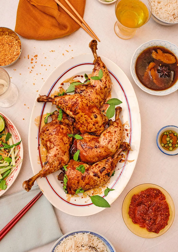 Fragrant soy roast chicken