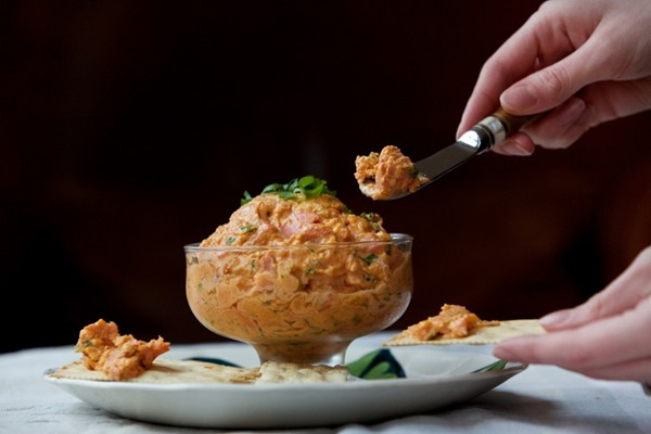Franco-Asian salmon rillettes
