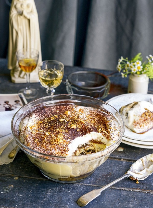 Frangelico chocolate hazelnut tiramisu