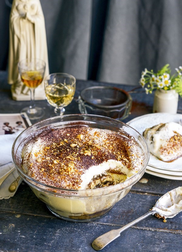 Frangelico chocolate hazelnut tiramisu