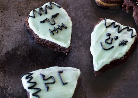 Frankenmint brownies