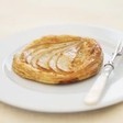 Free-form pear and almond tarts