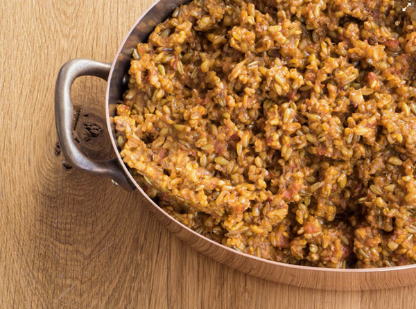 Freekeh pilaf with sumac