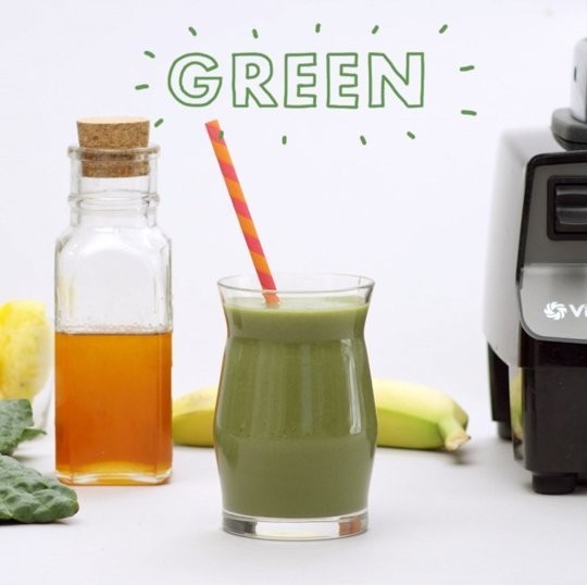 Freeze-ahead green smoothie