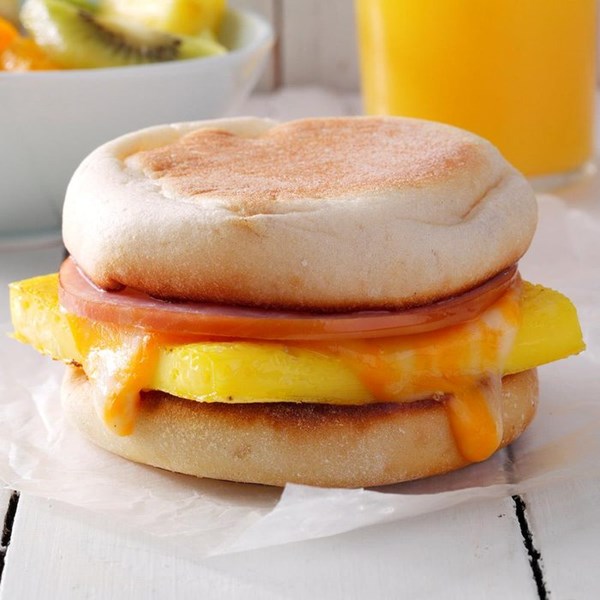 Freezer breakfast sandwiches