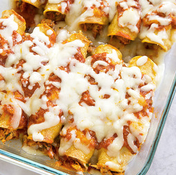 Freezer chicken enchiladas