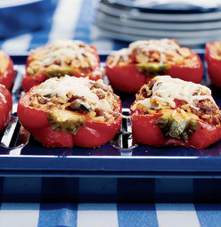 Freezer stuffed peppers