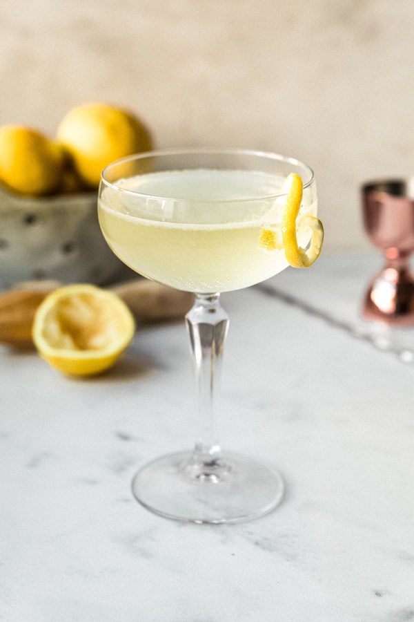French 75 mocktail 