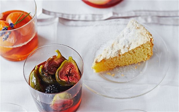 French almond cake