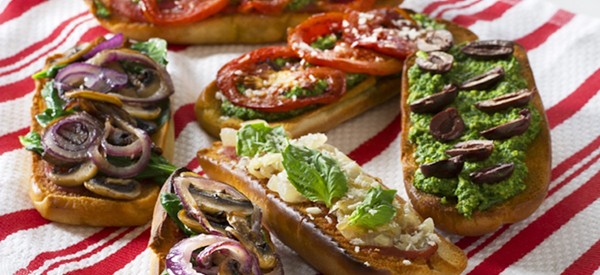 French bread pizza (Pizza con impasto alla Francese)