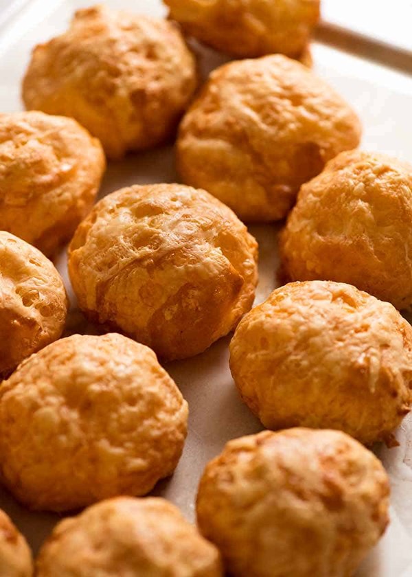 French cheese puffs (Gougeres)
