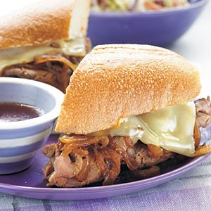 French dip sandwiches