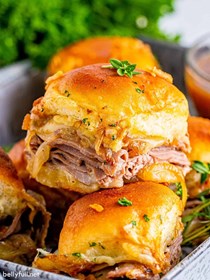 French dip sliders