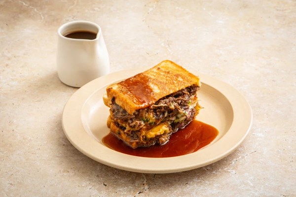 French dip toastie